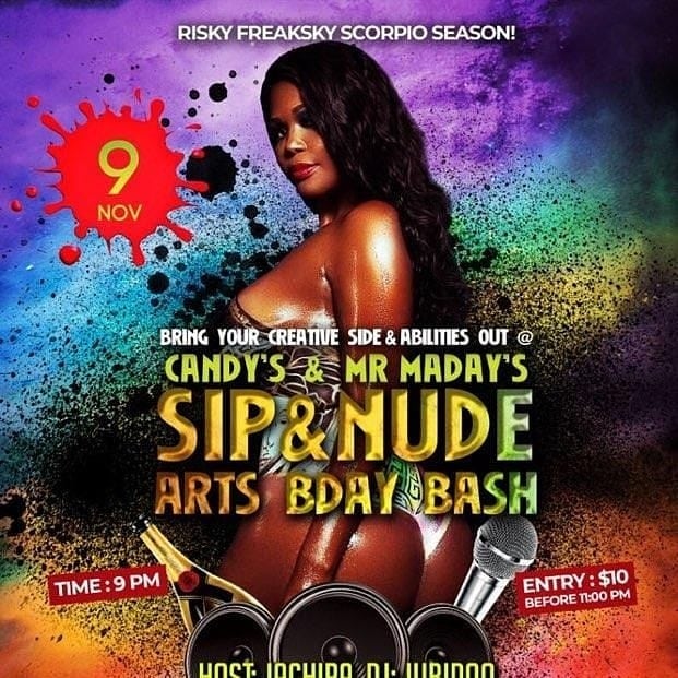 Featured image for “Sip & Nude Arts Birthday Bash”